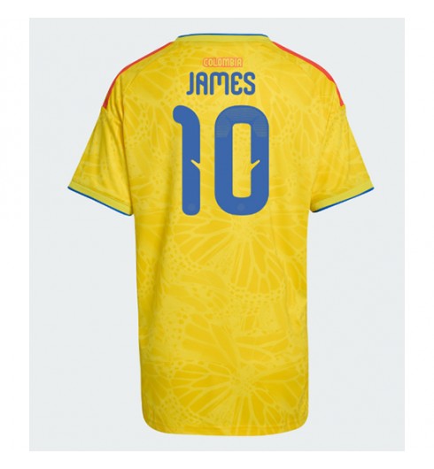 Kolumbia James Rodriguez #10 Kotipaita Naisten MM-kisat 2026 Lyhythihainen Kolumbia James Rodriguez #10 Kotipaita Naisten MM-kisat 2026 Lyhythihainen
